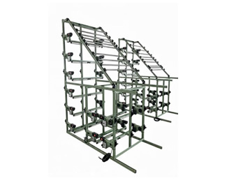 Contrôle actif integré de la tension de la chaîne du cantre d’ourdissage